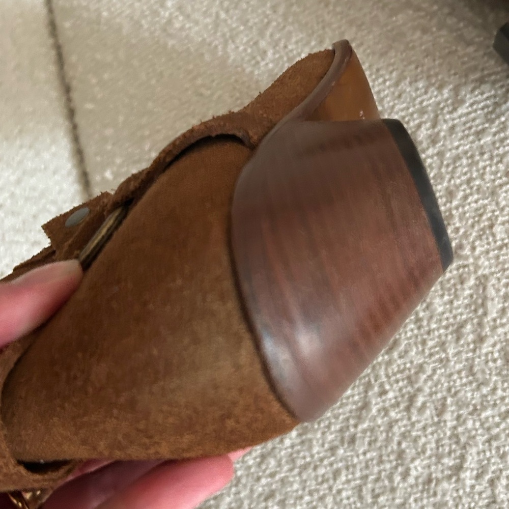 Saint Laurent suede harness booties 38.5 western - Picture 5 of 9